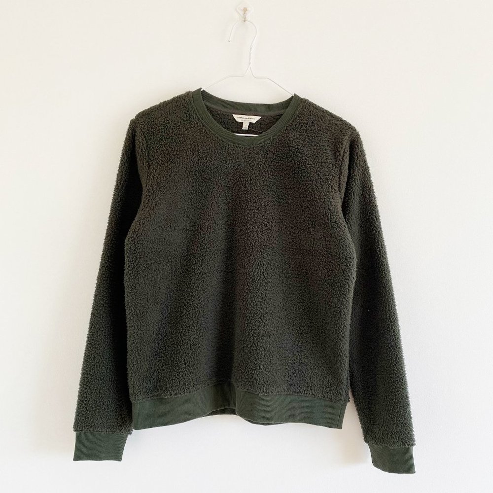 Lucky Brand, NWOT, Vintage Women's Sherpa/Fleece Pullover Sweatshirt